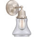 Aditi Bellmont 1 Light 6 inch Brushed Satin Nickel Sconce Wall Light, Aditi