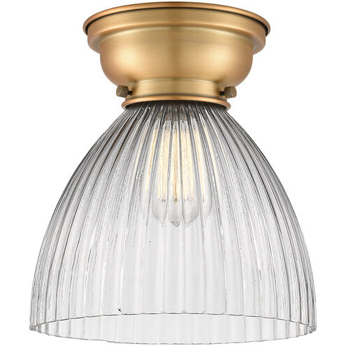 Aditi Seneca Falls 1 Light 10 inch Brushed Brass Flush Mount Ceiling Light, Aditi