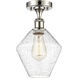 Cindyrella 1 Light 8 inch Polished Nickel Semi-Flush Mount Ceiling Light