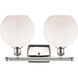 Ballston Athens 2 Light 18 inch Polished Nickel Bath Vanity Light Wall Light