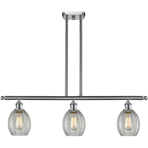 Ballston Eaton 3 Light 42 inch Brushed Satin Nickel Island Light Ceiling Light, Ballston