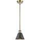 Ballston Smithfield 1 Light 7 inch Antique Brass Mini Pendant Ceiling Light