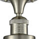 Franklin Restoration X-Large Beacon LED 10 inch Brushed Satin Nickel Semi-Flush Mount Ceiling Light in Clear Glass, Franklin Restoration