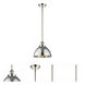 Ballston Urban LED 10 inch Polished Nickel Pendant Ceiling Light