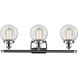 Ballston Beacon LED 26 inch Polished Chrome Bath Vanity Light Wall Light in Clear Glass, Ballston