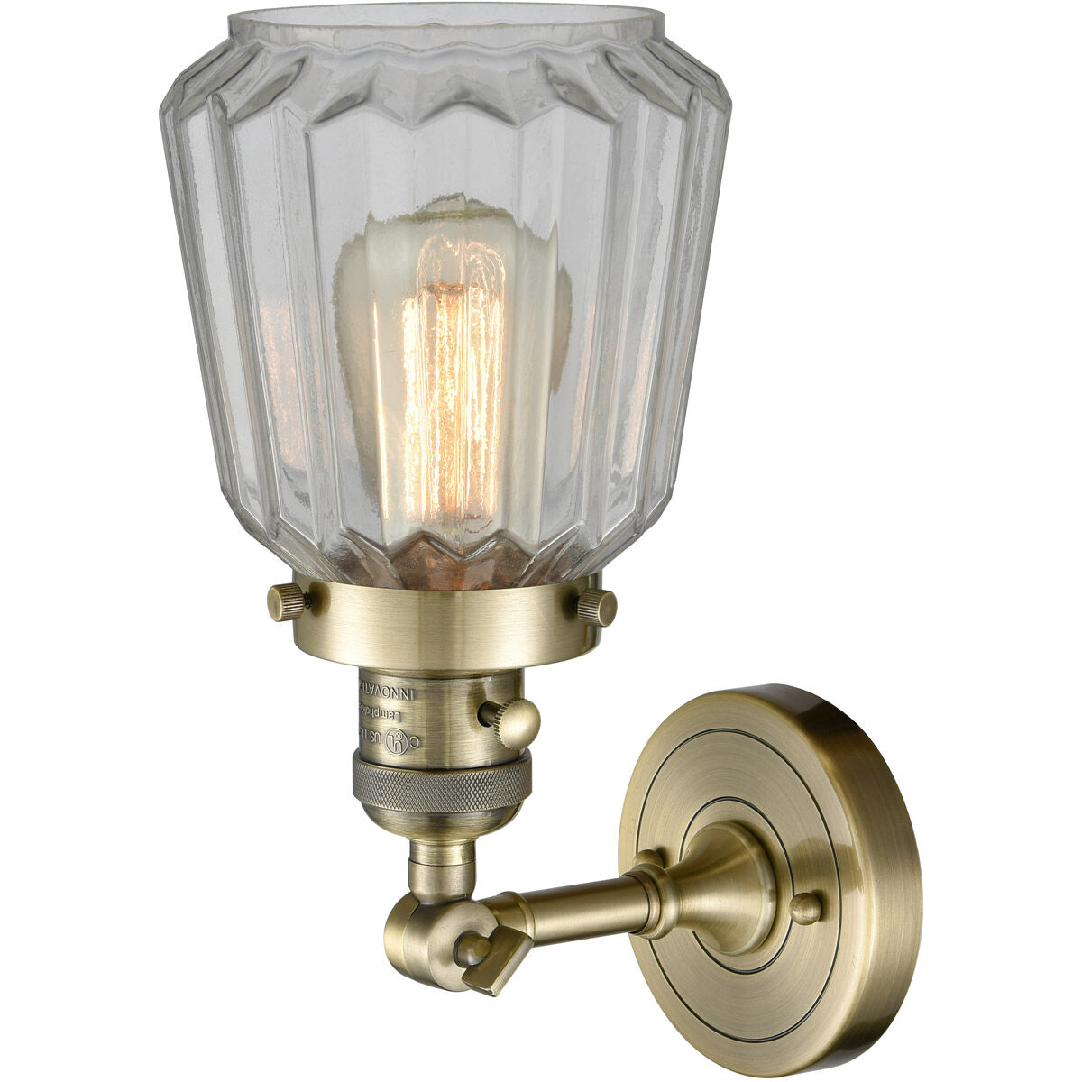 Franklin Restoration Chatham LED 6 inch Antique Brass Sconce Wall Light, Franklin Restoration