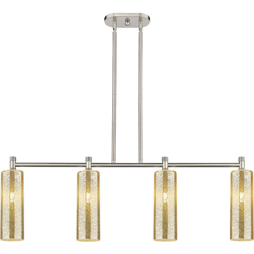 Downtown Urban Crown Point Island Light Ceiling Light in Satin Nickel, Mercury