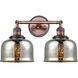 Franklin Restoration Large Bell 2 Light 18.00 inch Bathroom Vanity Light