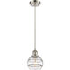 Ballston Rochester 1 Light 5.88 inch Brushed Satin Nickel Cord Hung Mini Pendant Ceiling Light