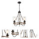 Paladin LED 19.13 inch Matte Black Mini Chandelier Ceiling Light