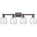 Arcadia Waverly 4 Light 33 inch Oil Rubbed Bronze Bath Vanity Light Wall Light