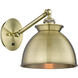Adirondack 1 Light 8.13 inch Antique Brass Sconce Wall Light