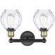 Waverly 2 Light 15 inch Black Antique Brass Bath Vanity Light Wall Light