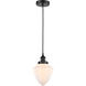 Edison Bullet LED 8 inch Matte Black Mini Pendant Ceiling Light