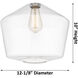 Ballston Cindyrella LED 12 inch White and Polished Chrome Mini Pendant Ceiling Light