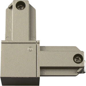 Alpha Trak 120 Brushed Nickel Track Outside Polarity L Connector Ceiling Light