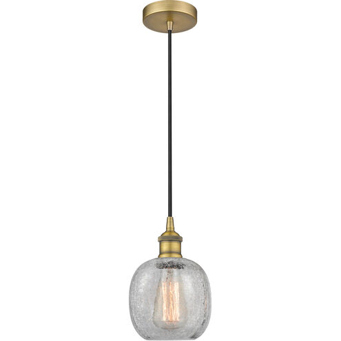 Edison Belfast 1 Light 6 inch Brushed Brass Mini Pendant Ceiling Light