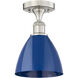 Plymouth Dome 1 Light 7.50 inch Semi-Flush Mount