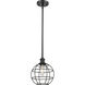 Lake Placid 1 Light 8 inch Matte Black Pendant Ceiling Light