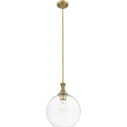Downtown Urban Astor 1 Light 12 inch Brushed Brass Mini Pendant Ceiling Light