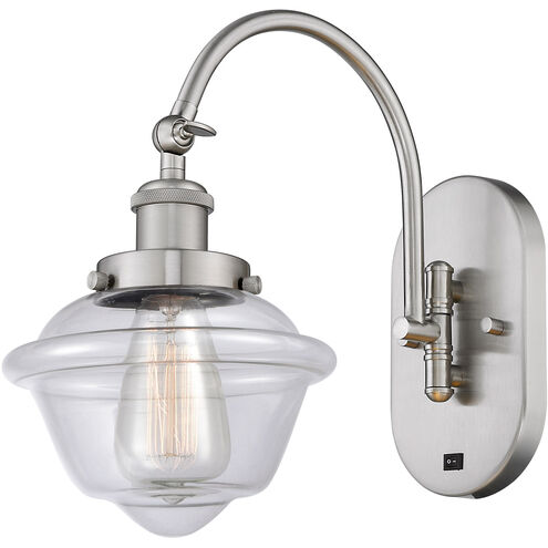 Franklin Restoration Oxford 1 Light 8 inch Brushed Satin Nickel Sconce Wall Light