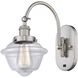 Franklin Restoration Oxford 1 Light 8 inch Brushed Satin Nickel Sconce Wall Light