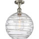 Ballston X-Large Deco Swirl 1 Light 12.00 inch Semi-Flush Mount