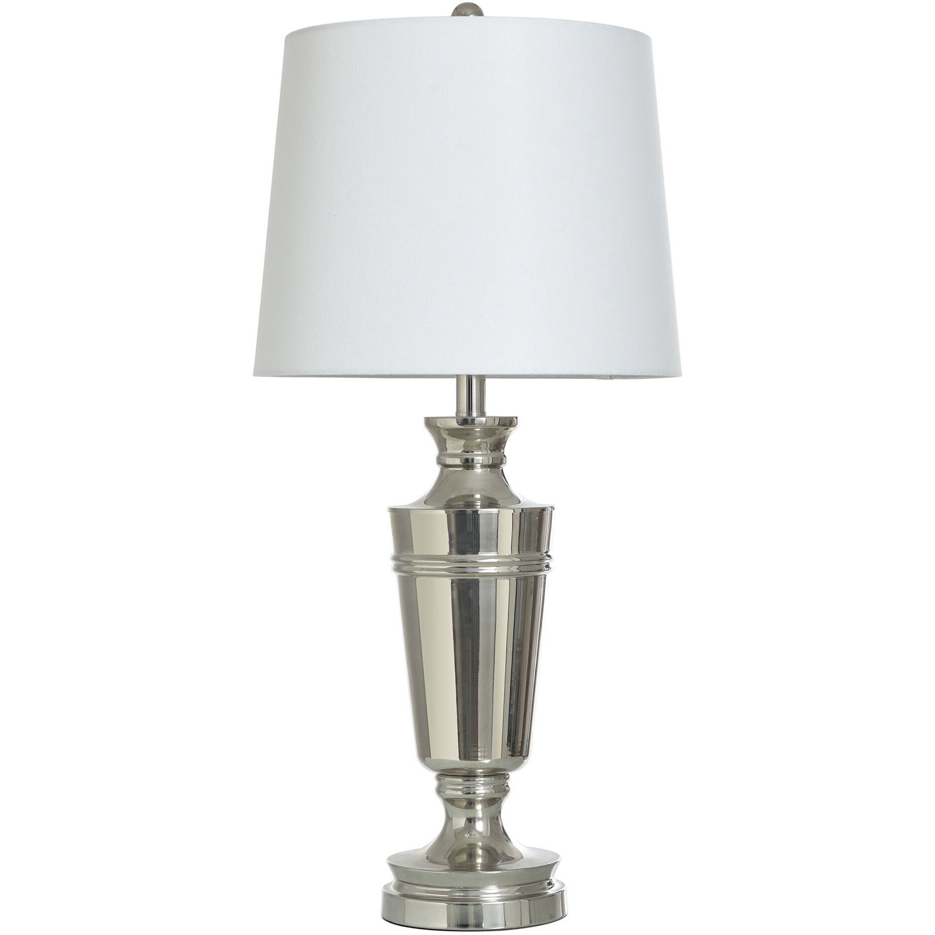 Cameron 30 inch 150.00 watt Polished Nickel Table Lamp Portable Light