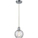 Ballston Athens Water Glass 1 Light 6 inch Polished Chrome Mini Pendant Ceiling Light