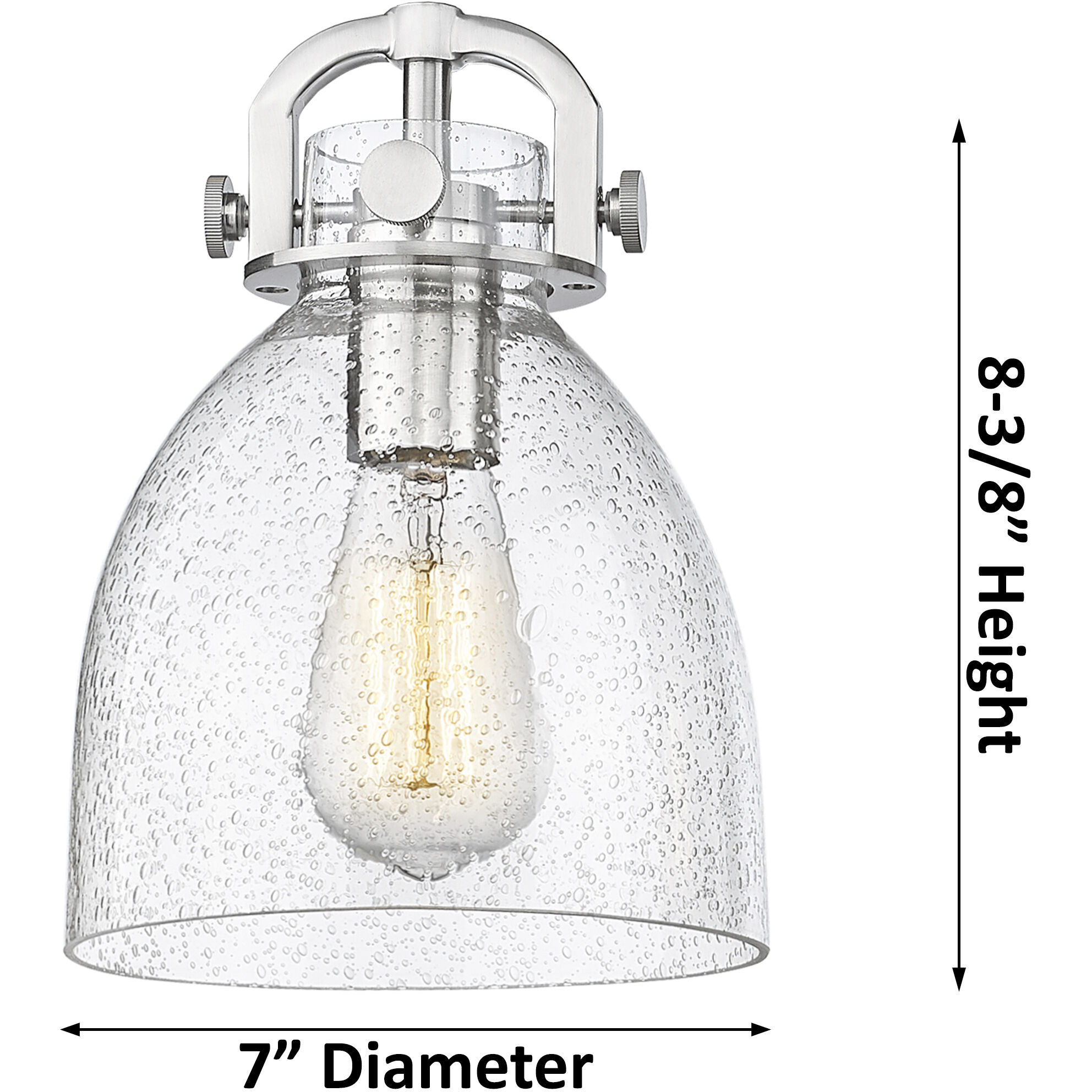 Newton Bell 6 Light 26 inch Matte Black Chandelier Ceiling Light in Light Smoke Glass