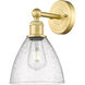 Bristol Glass 1 Light 7.50 inch Wall Sconce