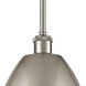 Ballston Dome LED 9 inch Brushed Satin Nickel Pendant Ceiling Light