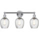 Salina 3 Light 23 inch Polished Chrome Bath Vanity Light Wall Light in Clear Glass