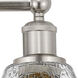 Edison Cindyrella 2 Light 15 inch Brushed Satin Nickel Bath Vanity Light Wall Light in Seedy Glass