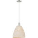 Downtown Urban Natural Ballston Dome 1 Light 11.75 inch Mini Pendant