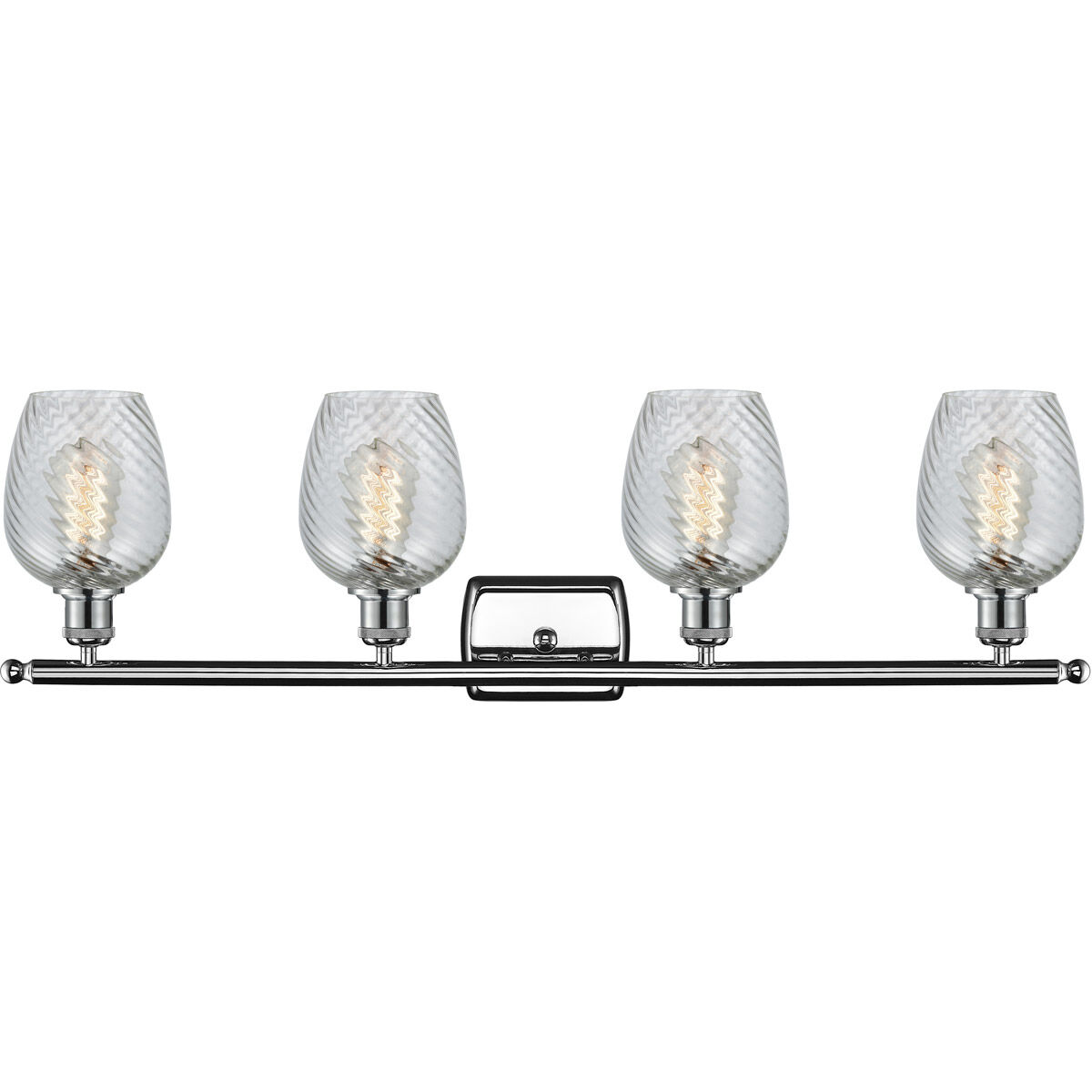 Ballston Salina 4 Light 36 inch Polished Chrome Bath Vanity Light Wall Light, Ballston