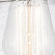 Aditi Olean LED 6.75 inch Brushed Satin Nickel Flush Mount Ceiling Light in Seedy Glass, Aditi