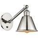 Ballston Smithfield LED 7 inch Antique Copper Sconce Wall Light