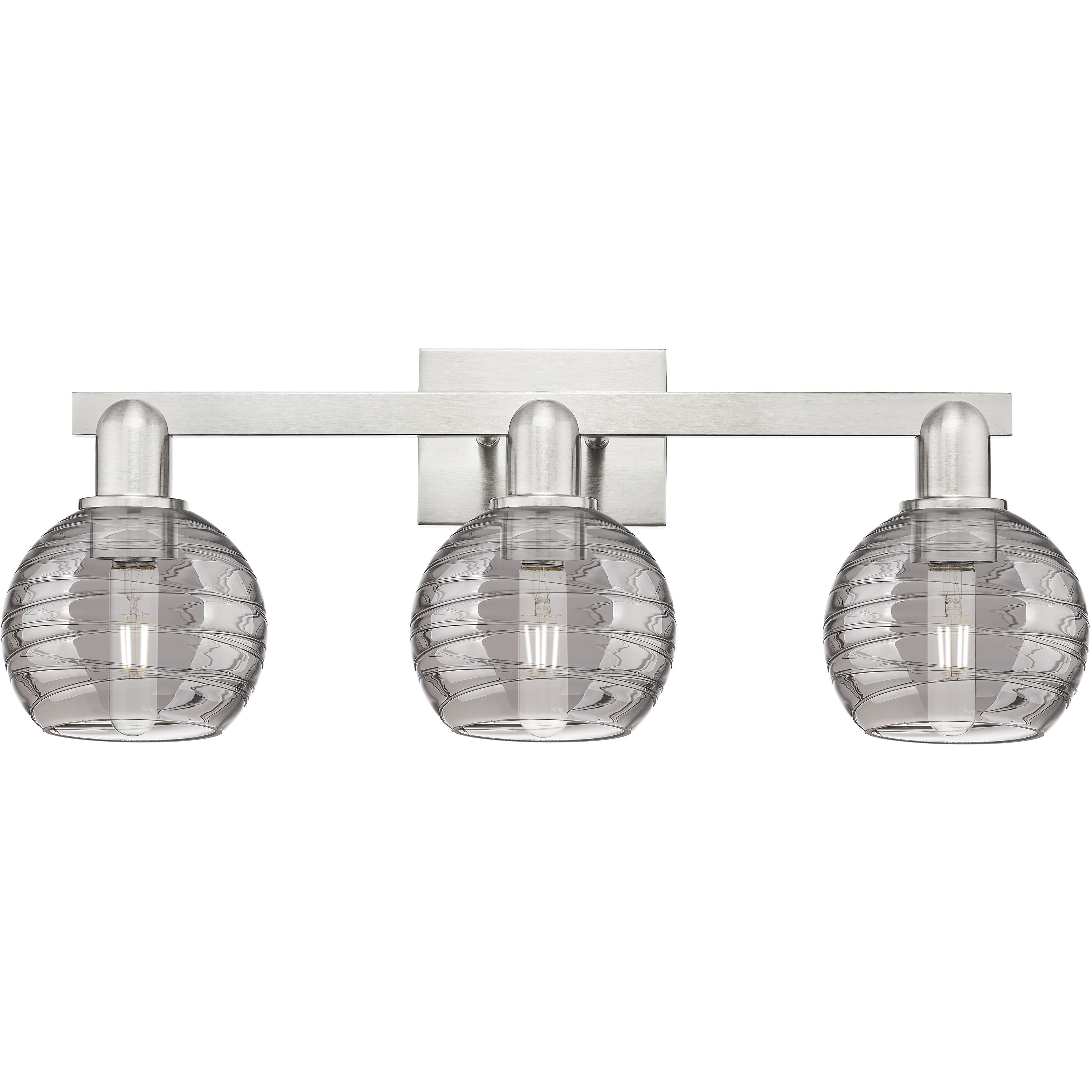 Athens Deco Swirl 3 Light 26.00 inch Bathroom Vanity Light