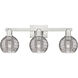 Athens Deco Swirl 3 Light 26.00 inch Bathroom Vanity Light
