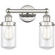 Dover 2 Light 15.50 inch Bathroom Vanity Light