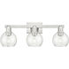 Arcadia Athens 3 Light 24.88 inch Bathroom Vanity Light