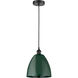 Edison Plymouth Dome 1 Light 9 inch Antique Copper Mini Pendant Ceiling Light