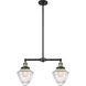 Franklin Restoration Bullet LED 24 inch Black Antique Brass Island Light Ceiling Light