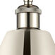Ballston Cone LED 16 inch Polished Nickel Semi-Flush Mount Ceiling Light