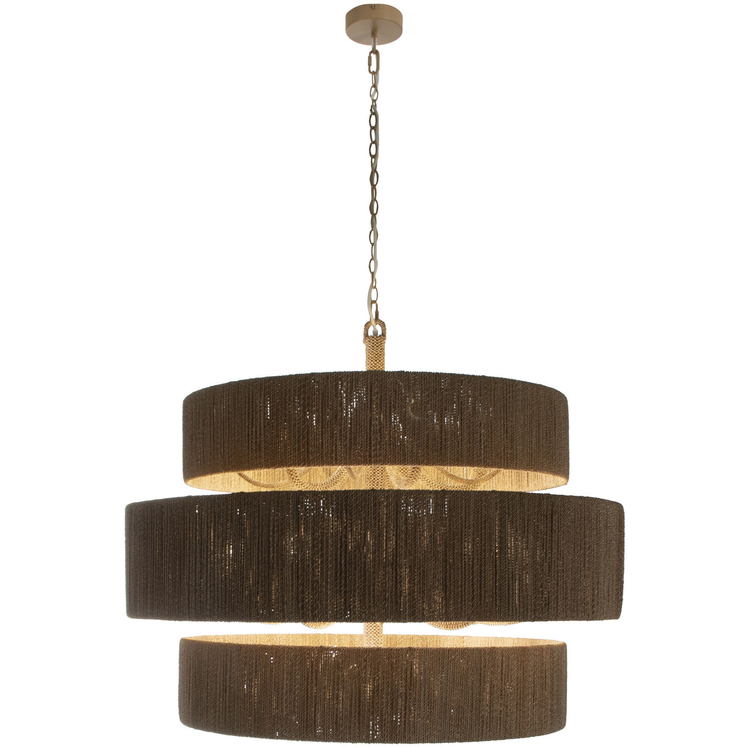 Ellington 15 Light 44.25 inch Natural Seagrass Chandelier Ceiling Light