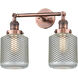 Franklin Restoration Stanton LED 6 inch Antique Copper Bath Vanity Light Wall Light, Franklin Restoration