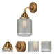 Nouveau 2 Stanton LED 6 inch Brushed Brass Sconce Wall Light