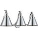 Franklin Restoration Appalachian 3 Light 28 inch Polished Chrome Bath Vanity Light Wall Light, Franklin Restoration
