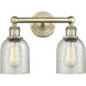 Caledonia 2 Light 14 inch Antique Brass and Mica Bath Vanity Light Wall Light
